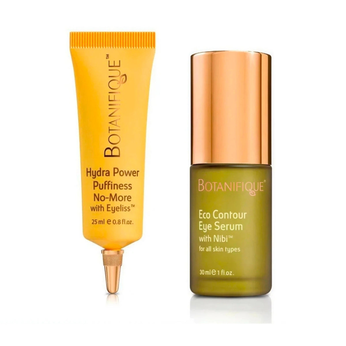 מארז זוגי לעיניים (קרם עיניים Puffiness No More + סרום עיניים)